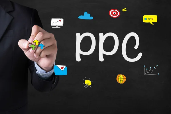 PPC - Concetto Pay Per Click — Foto Stock