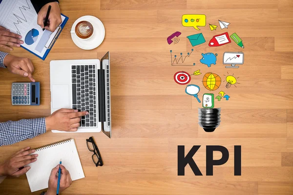 KPI business management — Stock Photo, Image