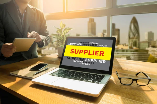 Business man , suppliers concept — Stock Photo, Image