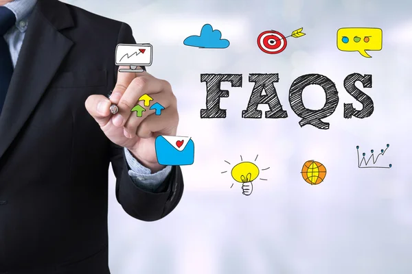 Veelgestelde vragen Faq Feedback Concept — Stockfoto