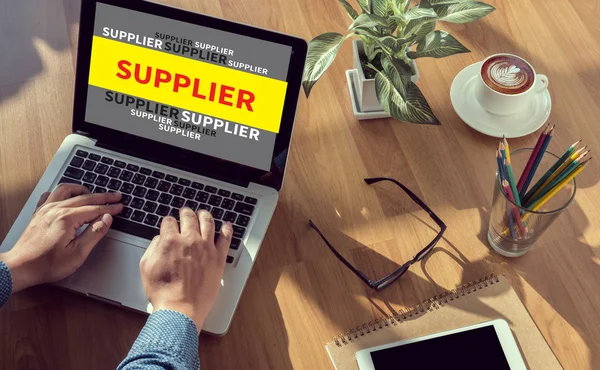 Business man , suppliers concept — Stock Photo, Image