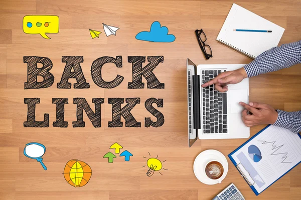 Backlinks Technology  Web Concept — Stock Photo, Image