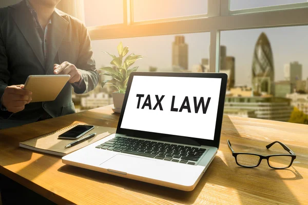 TAX LAW  concept — Stock Photo, Image