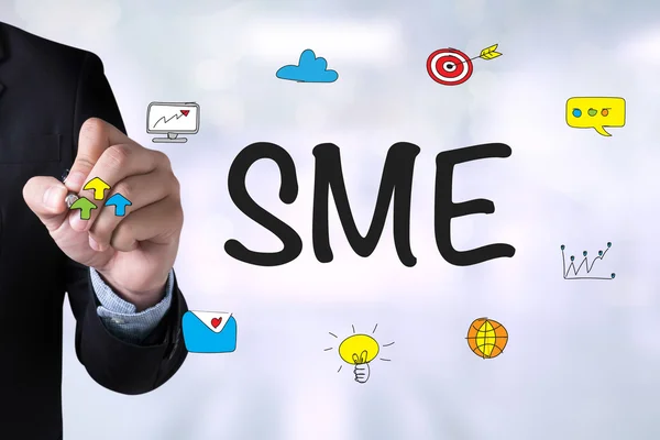 KMO of van de kleine en middelgrote ondernemingen — Stockfoto