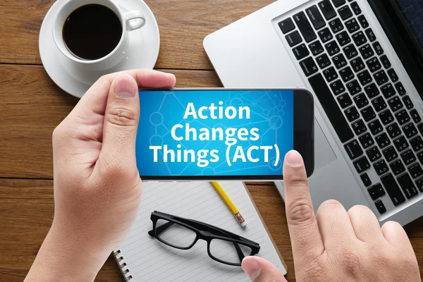 Akcja zmienia rzeczy (ustawa) — Zdjęcie stockowe