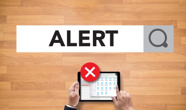 bilgisayar dikkat uyarı bağlantı kesintiye uyarı ve Atte