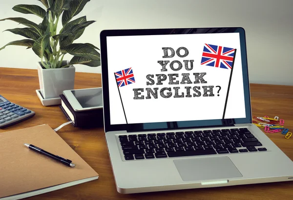 Μιλάς αγγλικά;? — Φωτογραφία Αρχείου