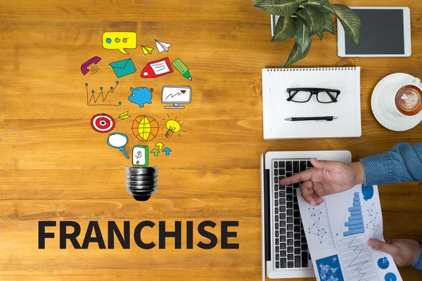 FRANCHISE Marketing Branding Commerce de détail — Photo