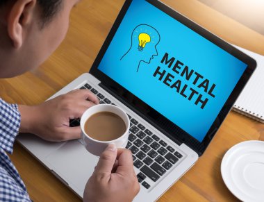 Düşünceli erkek kişi dijital telefon ekran, siluet top bilgisayar ve el için arıyorsunuz