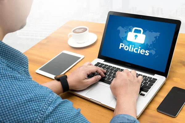 Politik Privacy Policy Information principen — Stockfoto