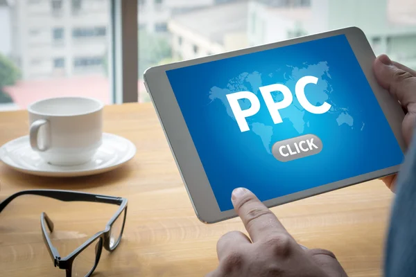 PPC - Concetto Pay Per Click — Foto Stock