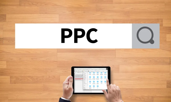PPC - concepto de pago por clic —  Fotos de Stock