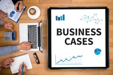 Eylem iş adamı iş beyaz geniş, üst üzerinde bakmak