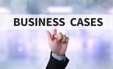 Eylem iş adamı iş beyaz geniş, üst üzerinde bakmak