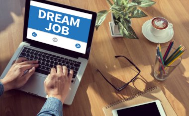 Eylem iş adamı iş beyaz geniş, üst üzerinde bakmak