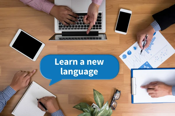 Lär dig ett nytt språk — Stockfoto
