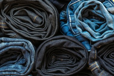 Mavi jeans kahverengi ahşap zemin ve kot denim Col