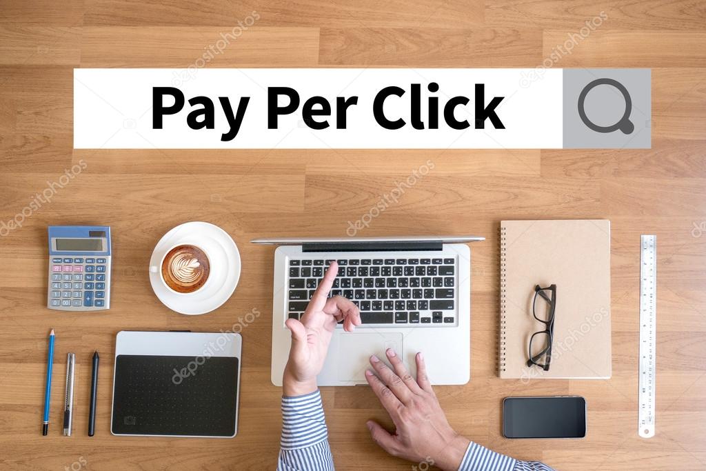 PPC - Pay Per Click concept