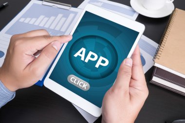 Çizilmiş app Medya simgeler 