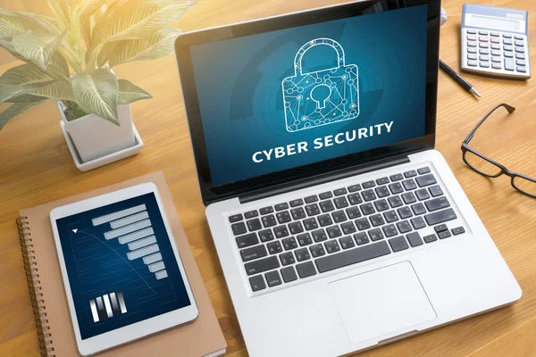 CYBER SECURITY Business, technology, internet and networking con — Stock Photo, Image