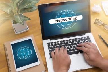 Küresel iletişim bağlantı ağ küresel dünya