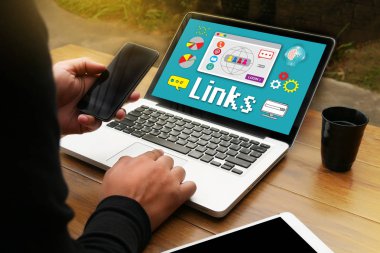 Bağlantılar küresel iletişim bağlantı köprü seo arama engin