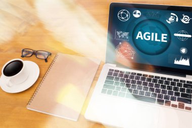 Çevik çeviklik çevik hızlı hızlı kavramı