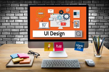 UI Tasarım Web sitesi yazılım Media Www yenilik Imagi oluşturmak için