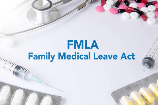 FMLA családi orvosi hagyja Fmla törvény — Stock Fotó