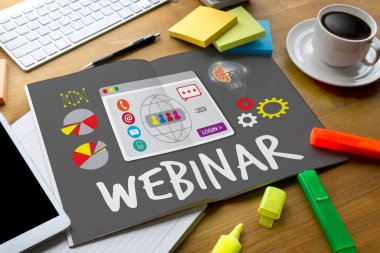 Webinar Online E-öğrenme Web Web yayını teknoloji işbirliği