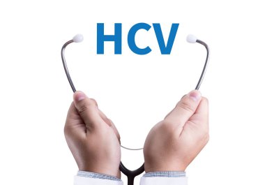HCV tıbbi tanı Hcv Hepatit C virüs. 
