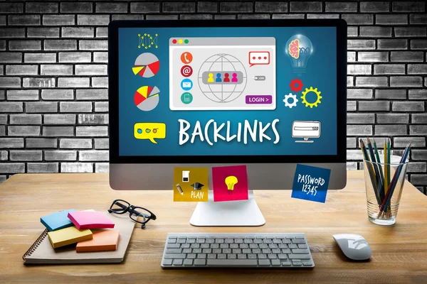 Backlinks Tecnologia Online Web Backlinks Tecnologia Online Web — Foto Stock