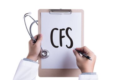 CFS  (Consolidated Financial Statement) Medical Concept: CFS - C clipart