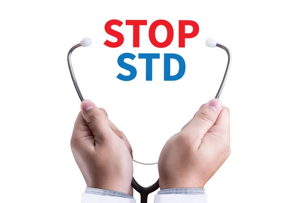 Doenças Sexualmente Transmissíveis HIV, HBV, HCV, Sífilis DST, ST — Fotografia de Stock