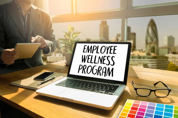 Medarbetare Wellness program och Managing Employee Health, anställd — Stockfoto