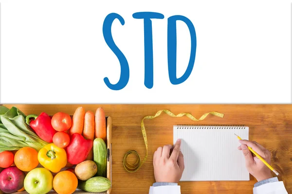 STD - sexuell übertragbare Krankheit. Medizinisches Konzept: STOP STD — Stockfoto