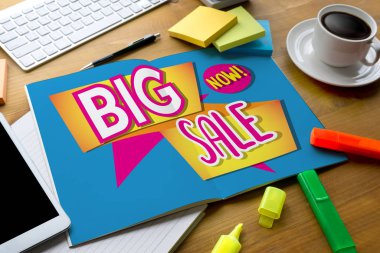 Satış ve satış indirim promosyon kesinti adam planlama, satış n