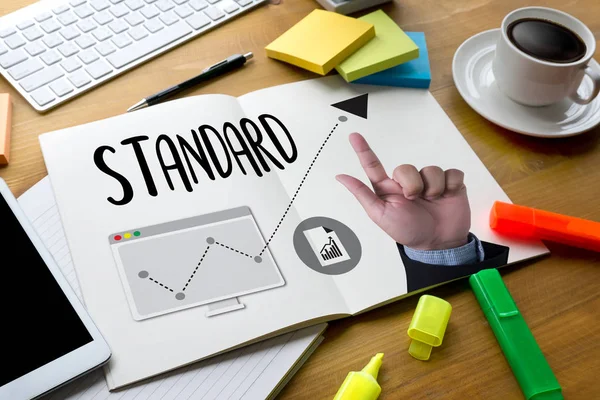 Standaard gaan de waarborging van de kwaliteit, Standard Operating Procedure, ik — Stockfoto