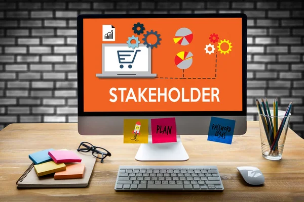 STAKEHOLDER, stakeholder engagement concept, stakeholders, st — Foto Stock