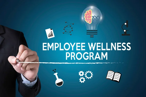 Mitarbeiter-Wellness-Programm und Managing Employee Health, Employe — Stockfoto