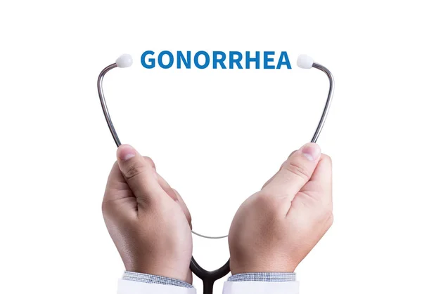 Гонорея тест для гонорея, гонорея - діагностика, препарати для — стокове фото