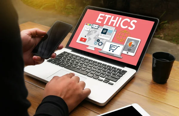 ETHICS , Business Team ETHICS , Business Ethics Integrity Honest — Stock Photo, Image