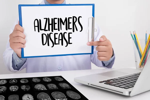 Alzheimer, Enfermedades degenerativas cerebrales Parkin — Foto de Stock