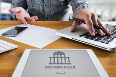 Yönetişim ve bina, yetki bilgi işlem bilgisayar dizüstü