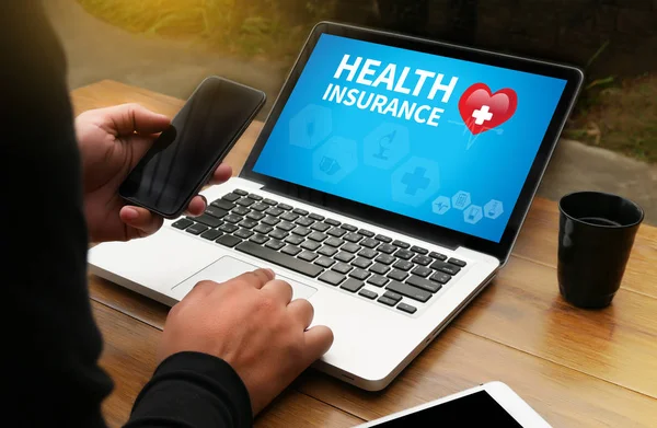 健康保険請求書、医療アプリケーションの概念 — ストック写真