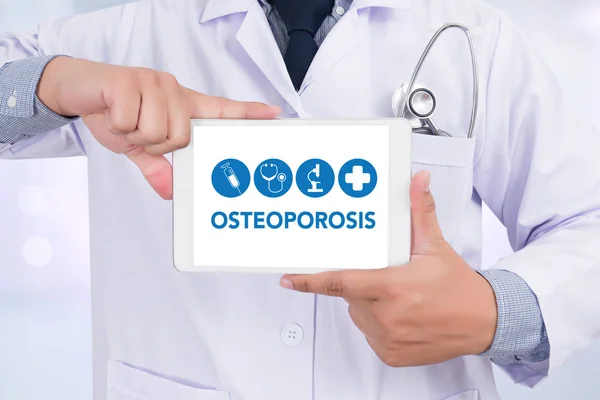 Osteoporose Reumatologie raadpleging, lijden aan osteopo — Stockfoto