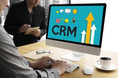 CRM iş müşteri Crm yönetimi analiz hizmeti kavramı , 