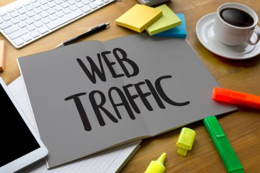 Web trafiği (conce iş, teknoloji, internet ve ağ