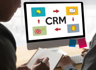 CRM iş müşteri Crm yönetimi analiz hizmeti kavramı , 