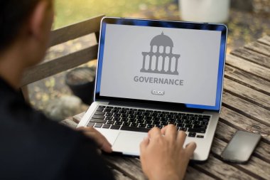 Yönetişim ve bina, yetki bilgi işlem bilgisayar dizüstü